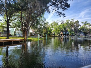 Obraz premium lake in the park