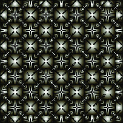 Pattern with a black-and-white gradient . Abstract metallic background