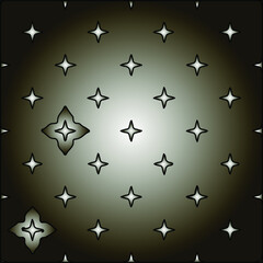 Pattern with a black-and-white gradient . Abstract metallic background