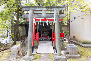 (東京都ｰ都市風景)赤坂氷川神社の風景４