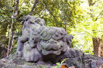 Fototapeta na wymiar (東京都ｰ都市風景)赤坂氷川神社の風景５