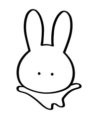 ジャンプするウサギ01