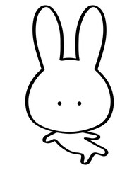 身体の柔らかい　ウサギ02