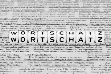 Obraz premium Wortschatz