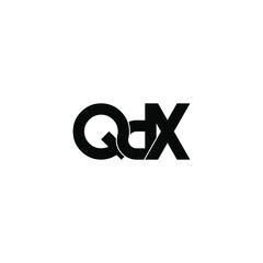 qdx letter original monogram logo design