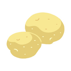 食べ物_食材_野菜_じゃがいも_線無し