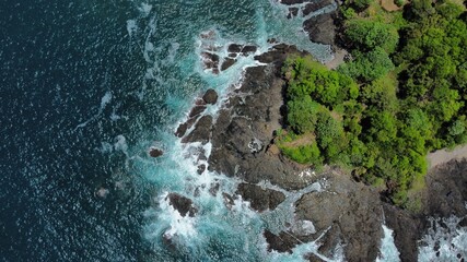 water flowing into the water
