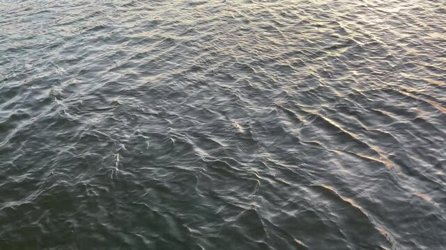 Dynamic motion of water surface 