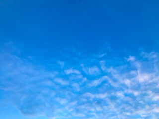 blue sky with clouds