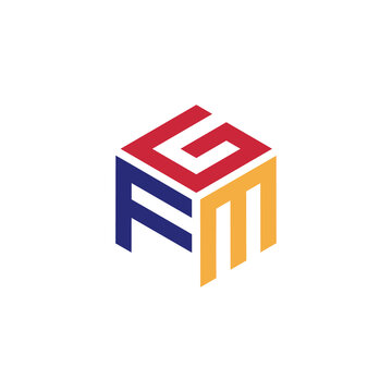 Hexagon logo with the letters GFM design