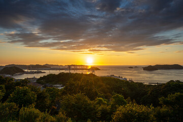 長崎の夕陽