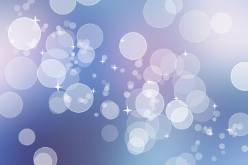 Abstract blue color bokeh background.