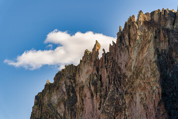 Rock Climbing faces in Smith Rock State Park