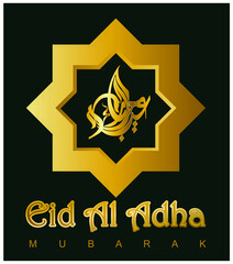 eid al adha mubarak. greeting designs for Eid al-Adha