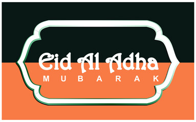 eid al adha mubarak. greeting designs for Eid al-Adha
