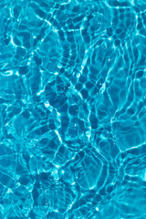 Blue Water Texture and Reflections