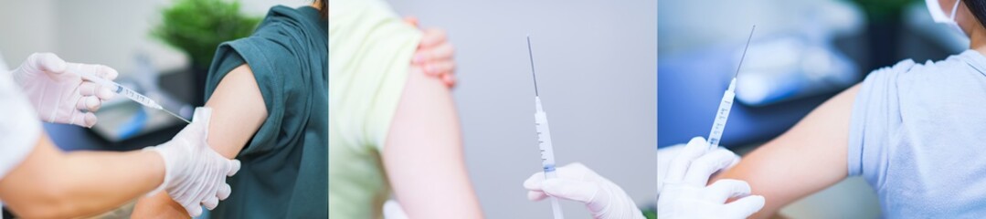 corona virus vaccine injection to child