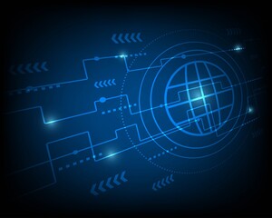 internet technology background Abstract background
