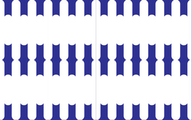 White pattern on blue background, abstract pattern design, modern contemporary style