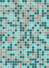 Abstract Geometric Pattern generative computational art illustration