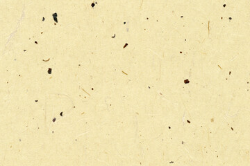 和紙テクスチャー背景(白色)  黒皮が入った薄黄色の和紙
