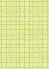 Abstract Geometric Pattern generative computational art illustration