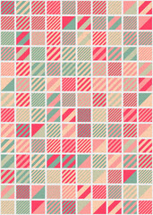 Abstract Geometric Pattern generative computational art illustration