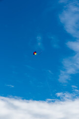 Naklejka na ściany i meble Colorful Kites flying over the sky