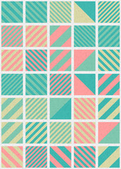 Abstract Geometric Pattern generative computational art illustration