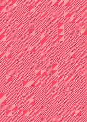 Abstract Geometric Pattern generative computational art illustration