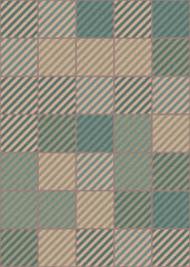 Abstract Geometric Pattern generative computational art illustration