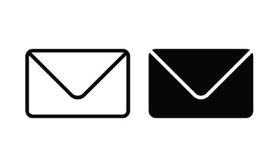 Mail line icon. Envelope sign vector