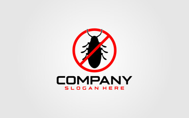 pest control icon and logo for Community, Industrial, Foundation, Security, Tech, Services Company. vector illustration