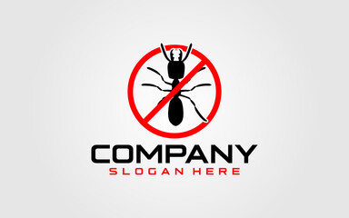 pest control icon and logo for Community, Industrial, Foundation, Security, Tech, Services Company. vector illustration