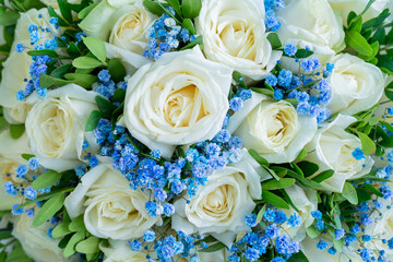 Flowers beautiful bouquet. Decorative floral natural background.