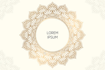 Dreamy wallpaper with mandala pattern