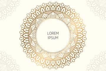 Dreamy wallpaper with mandala pattern