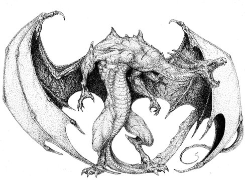 Dragon Sketch Images – Browse 29,707 Stock Photos, Vectors, and Video