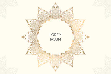 Dreamy wallpaper with mandala pattern