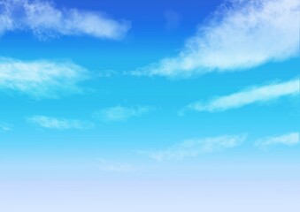 blue sky with clouds