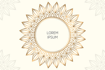 Dreamy wallpaper with mandala pattern