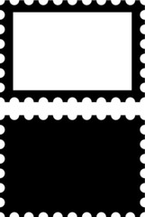 Vector illustration of the postage stamps