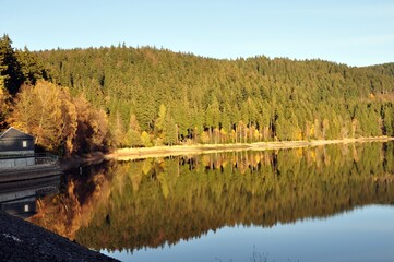 Obraz premium Talsperre Scheibe-Alsbach