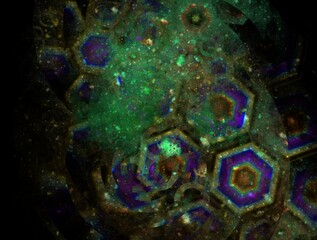 Imaginatory fractal background generated Image