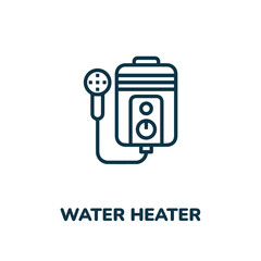 water meter icon vector sign symbol. Simple element illustration. water meter icon concept symbol design. Can be used for web and mobile.