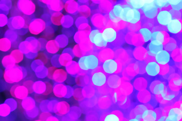 Colorful blurry lights abstract background