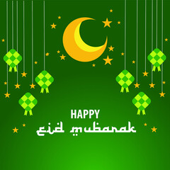 Premium posters for happy Eid al-Fitr, can be used for greetings and advertising materials.