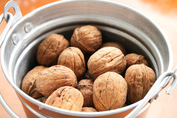 bowl of fresh walnuts