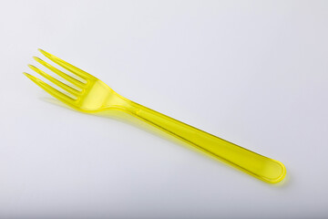 Plastic cutlery, colored fork, suitable for travel 