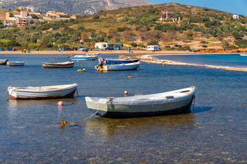 boats in the harbor 